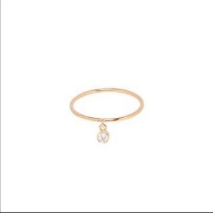 ZOE CHICCO 14k gold diamond ring size 6.75